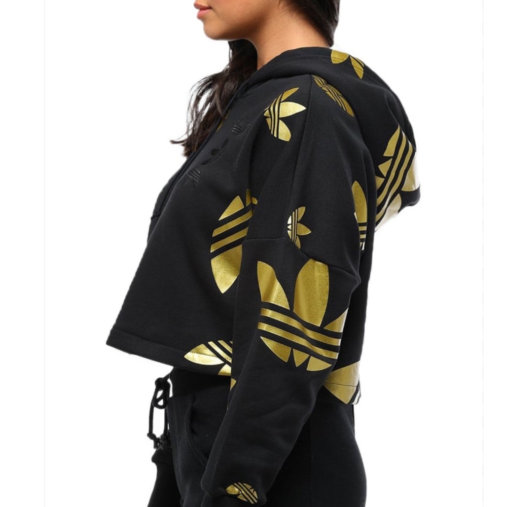adidas sweatshirt | xs gold logo - Picture 4 of 15